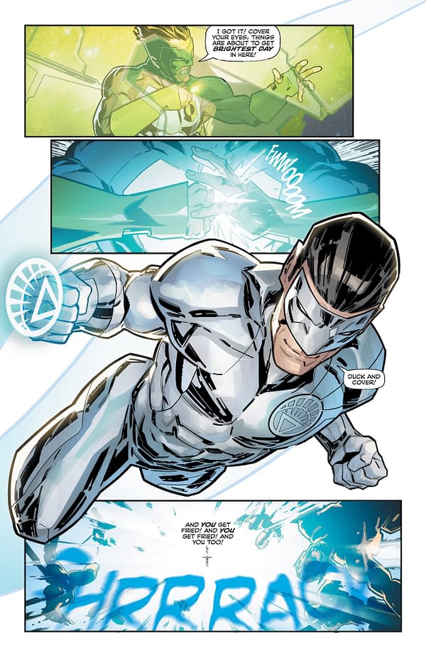 Interior preview page from DC KO: Green Lantern Galactic Slam #1