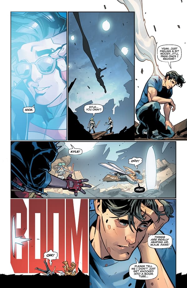 Interior preview page from DC KO: Green Lantern Galactic Slam #1