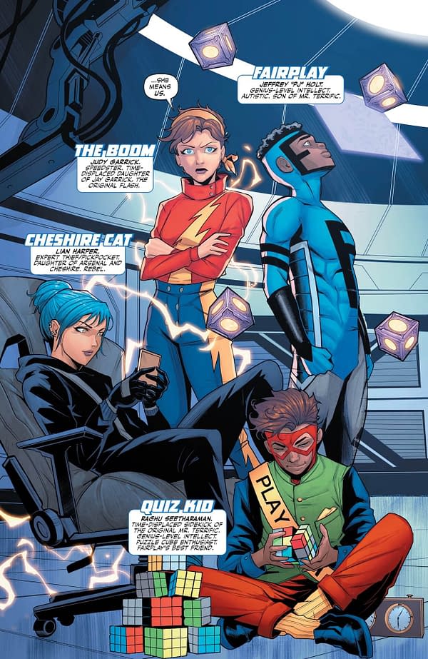 Interior preview page from DC KO: The Kids Are All Fight Special #1