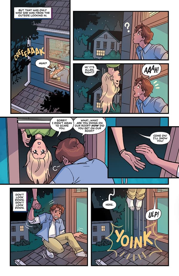 Interior preview page from DC's Supergirl Next Door #1