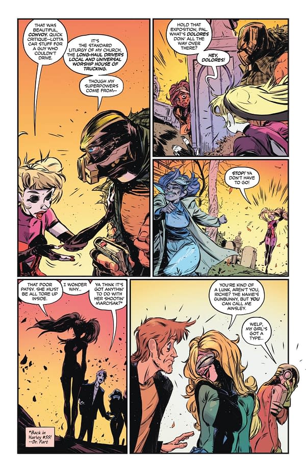 Interior preview page from Harley Quinn #58