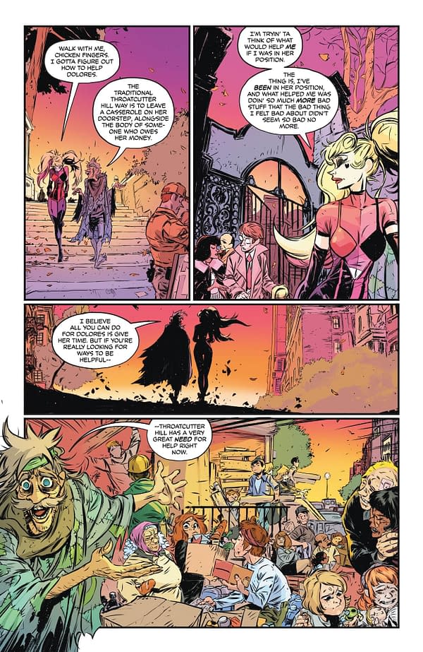 Interior preview page from Harley Quinn #58