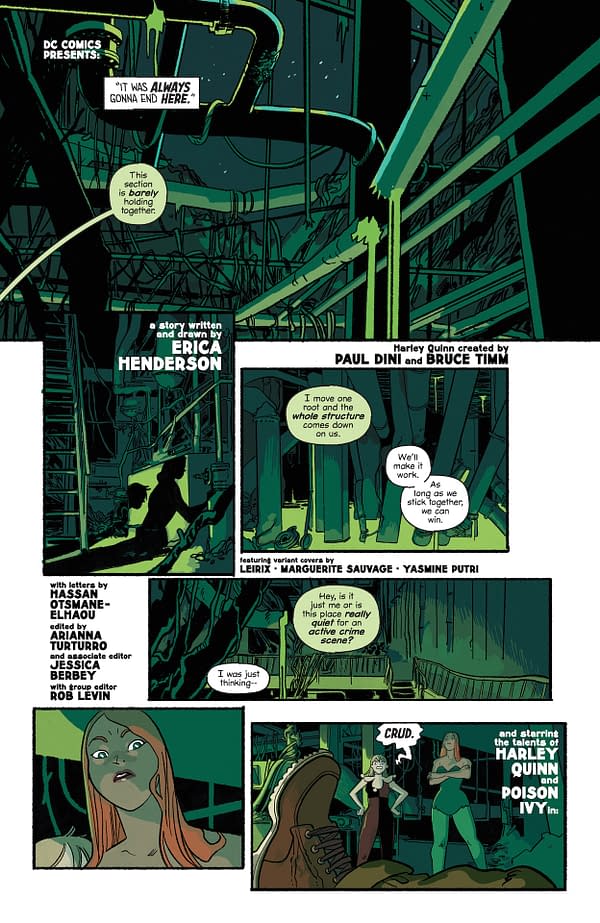 Interior preview page from Harley and Ivy: Life and Crimes #3