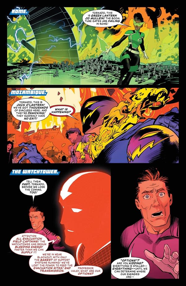 Interior preview page from Justice League Unlimited #15