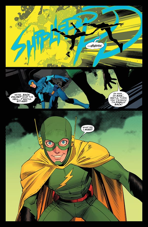 Interior preview page from Justice League Unlimited #15