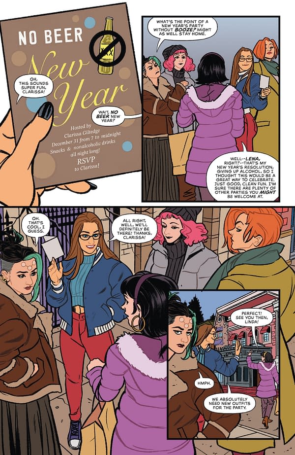 Interior preview page from Supergirl #9