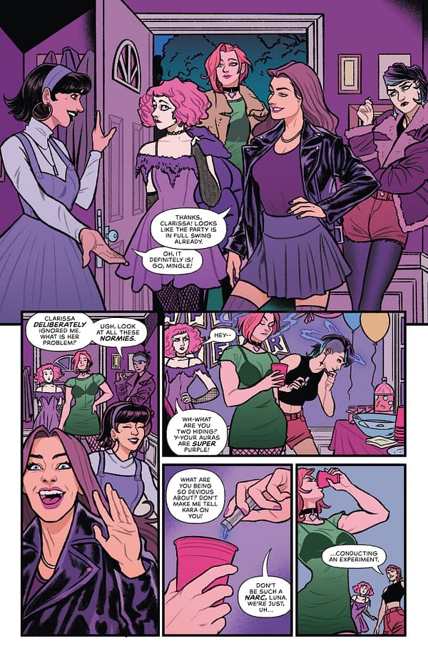 Interior preview page from Supergirl #9