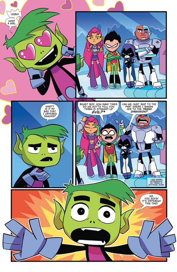 Interior preview page from Teen Titans Go #11