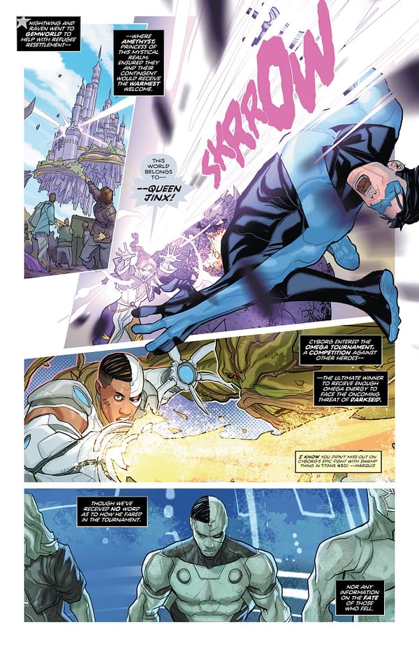 Interior preview page from Titans #31