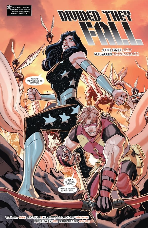 Interior preview page from Titans #31