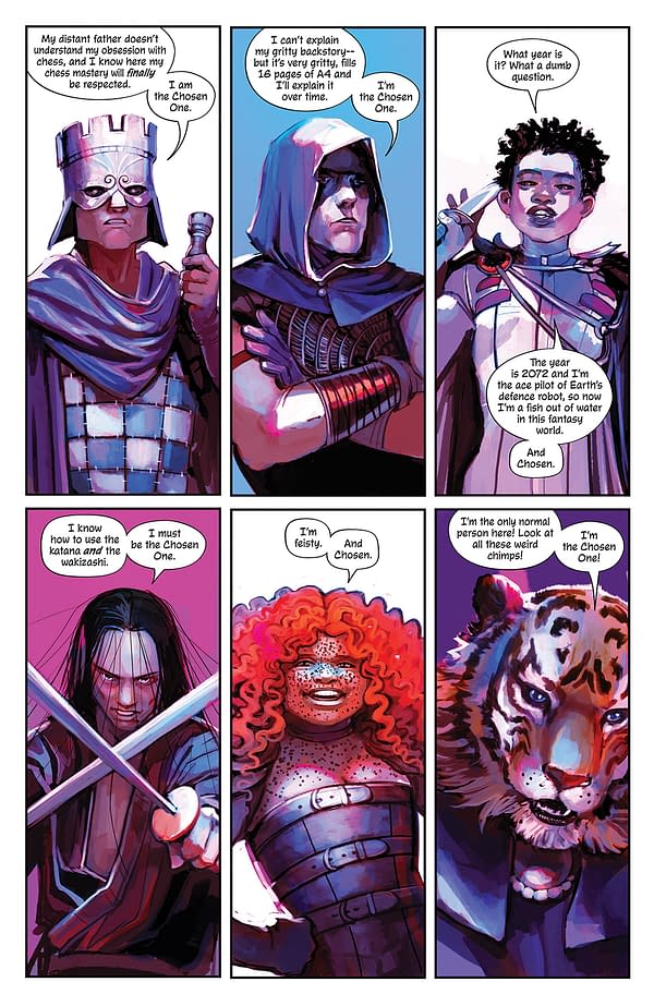 Interior preview page from Die: Loaded #4