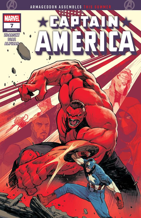 Cover image for CAPTAIN AMERICA #7 VALERIO SCHITI COVER