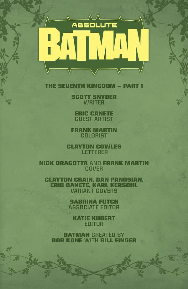 Interior preview page from Absolute Batman #17