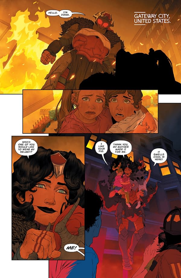 Interior preview page from Absolute Wonder Woman 2026 Annual #1