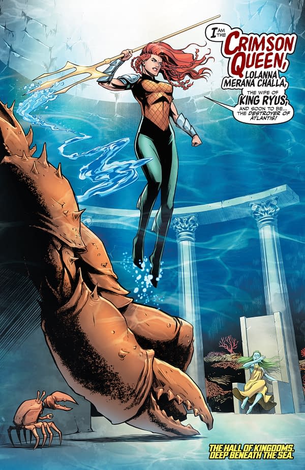 Interior preview page from Aquaman #14