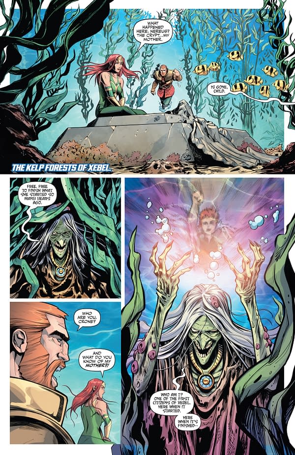 Interior preview page from Aquaman #14