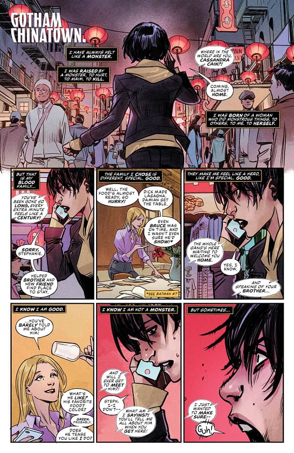 Interior preview page from Batgirl #17