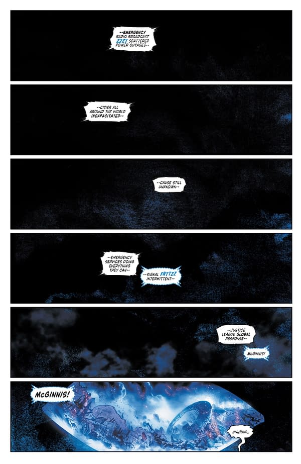 Interior preview page from Batman/Static: Beyond #3