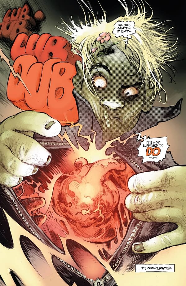 Interior preview page from Bleeding Hearts #1