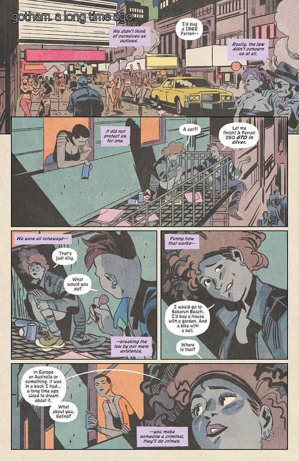 Interior preview page from Catwoman #84