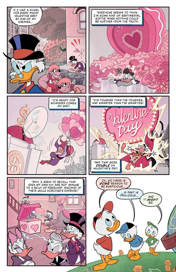 Interior preview page from DuckTales Valentine's Day Special 2026 #1