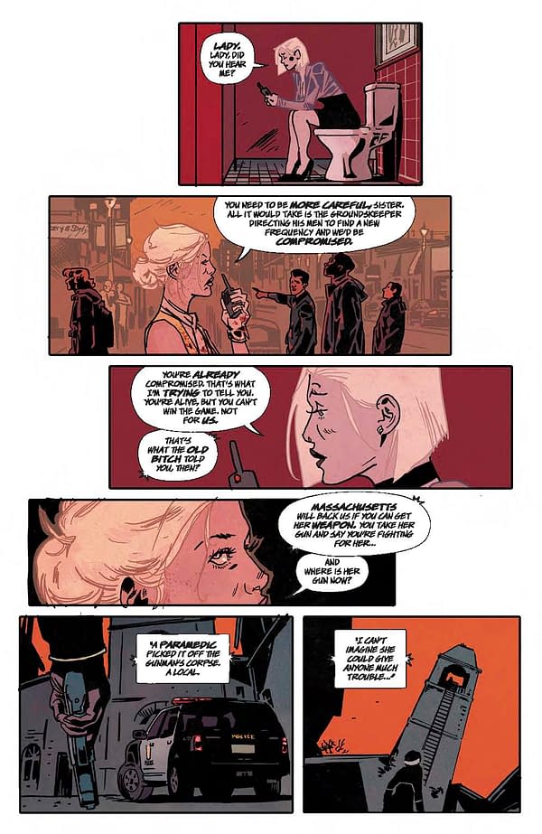 Interior preview page from Exquisite Corpses #10