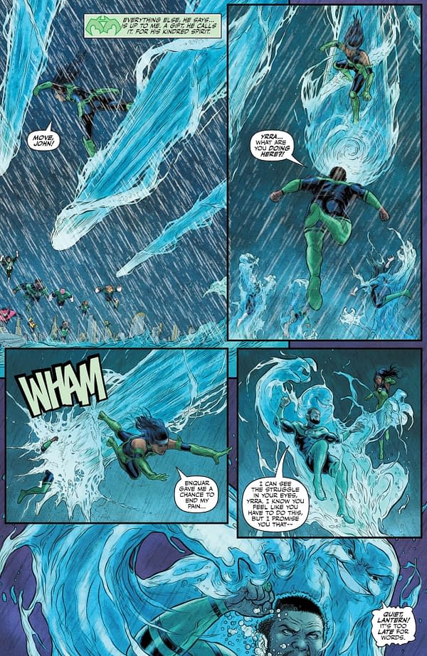 Interior preview page from Green Lantern Corps #13