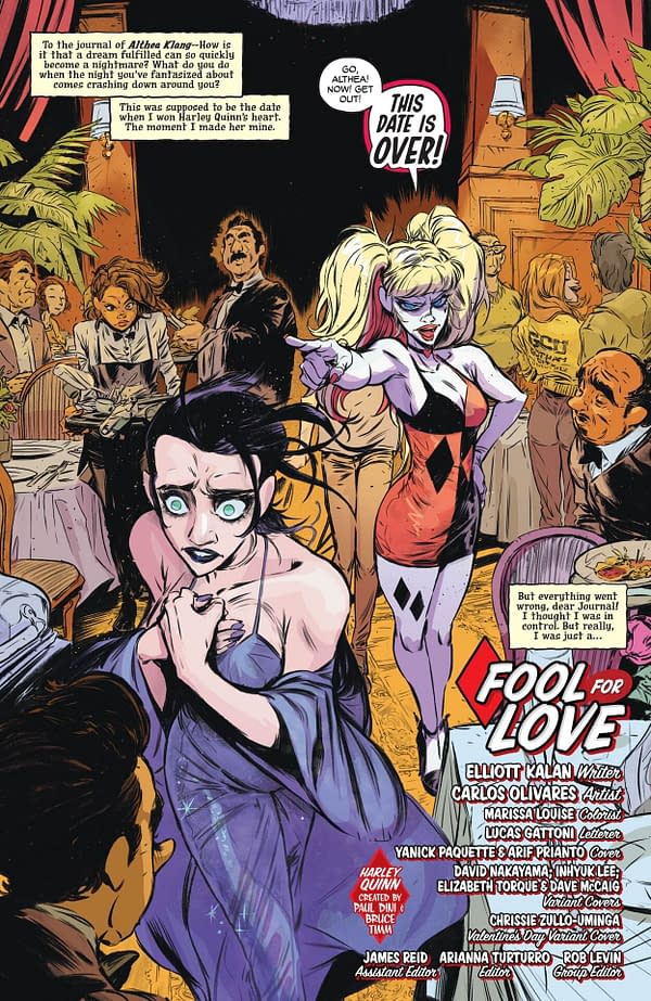 Interior preview page from Harley Quinn #59