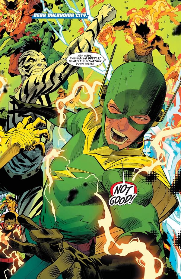 Interior preview page from Justice League Unlimited #16