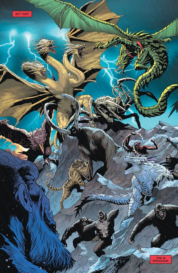 Interior preview page from Justice League vs Godzilla vs Kong 2 #7