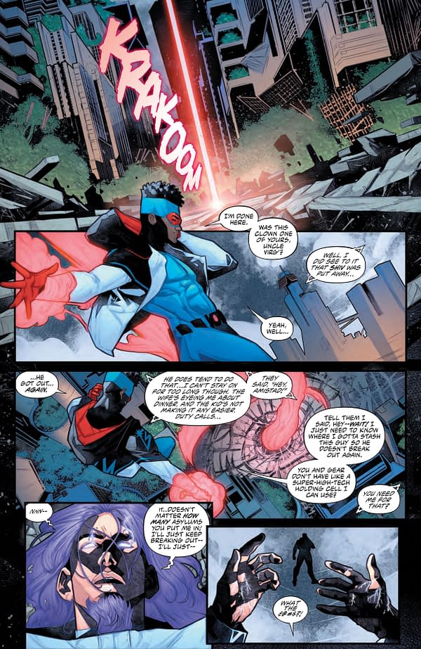 Interior preview page from New History of the DC Universe: The Dakota Incident #1