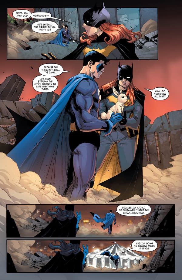 Interior preview page from Nightwing #135