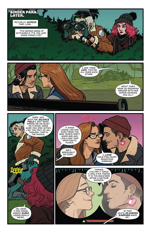 Interior preview page from Supergirl #10