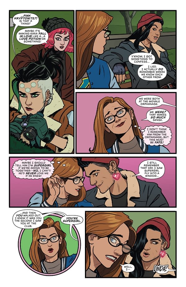 Interior preview page from Supergirl #10