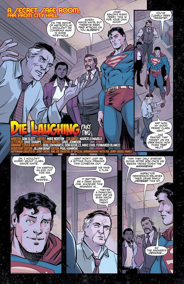 Interior preview page from Superman Unlimited #10