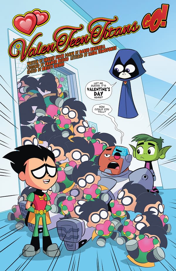 Interior preview page from Teen Titans Go #12