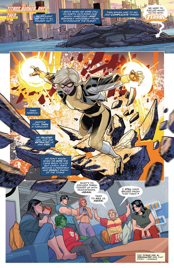 Interior preview page from Titans #32