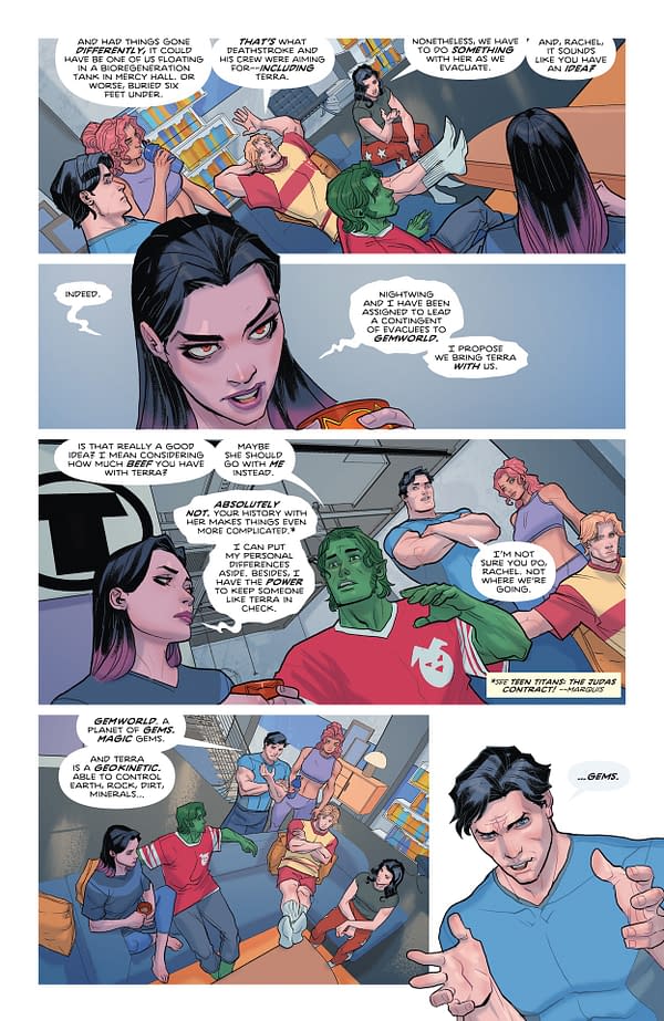 Interior preview page from Titans #32