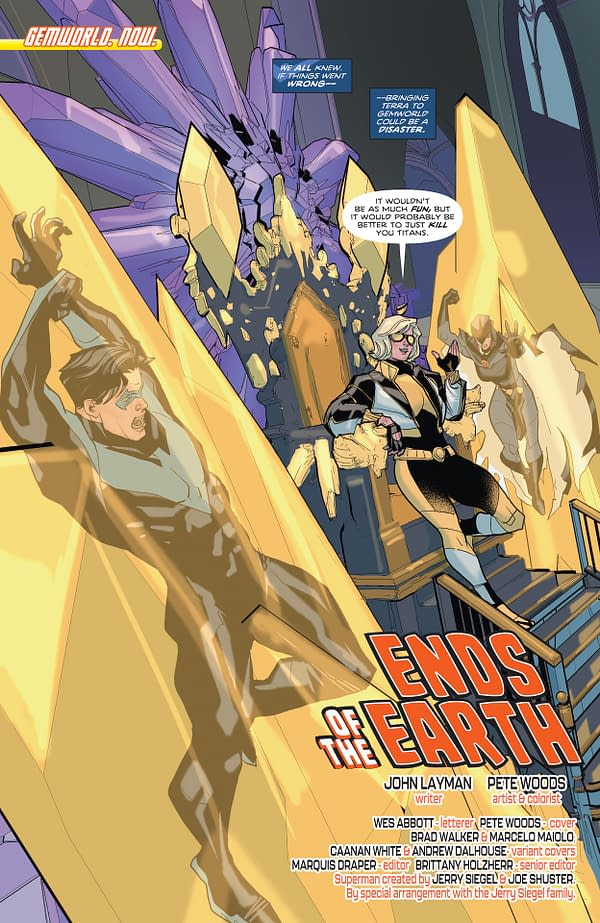 Interior preview page from Titans #32