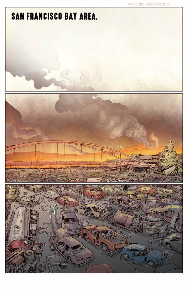 Interior preview page from White Sky #1