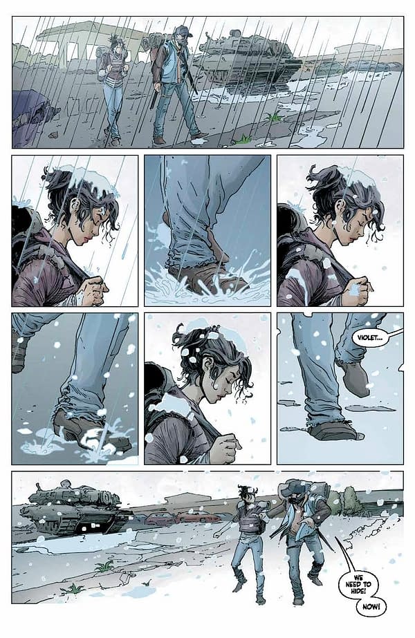 Interior preview page from White Sky #1