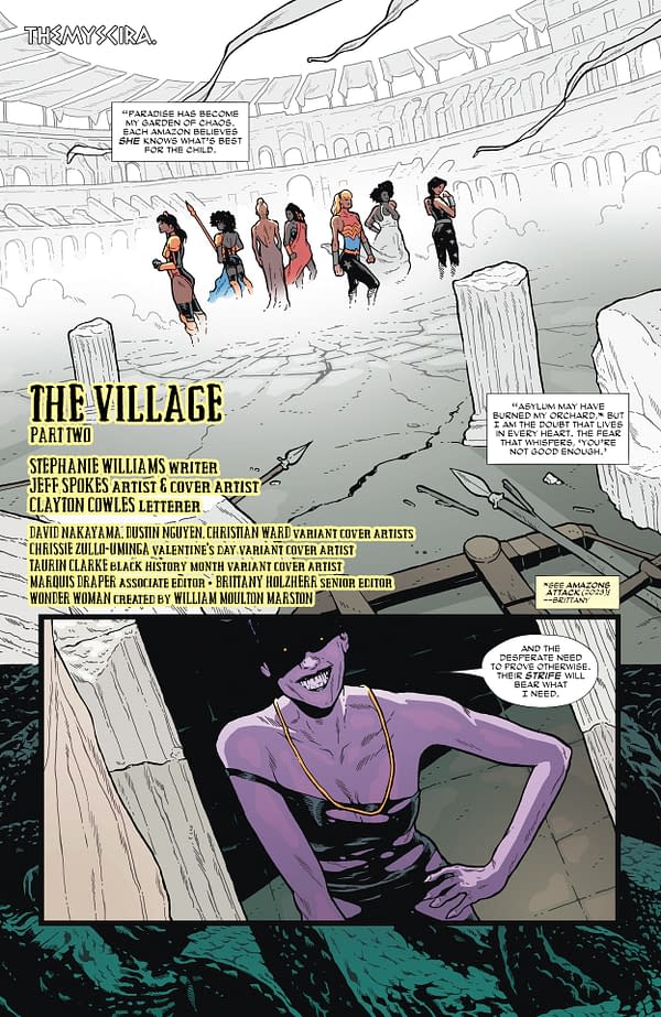 Interior preview page from Wonder Woman #30