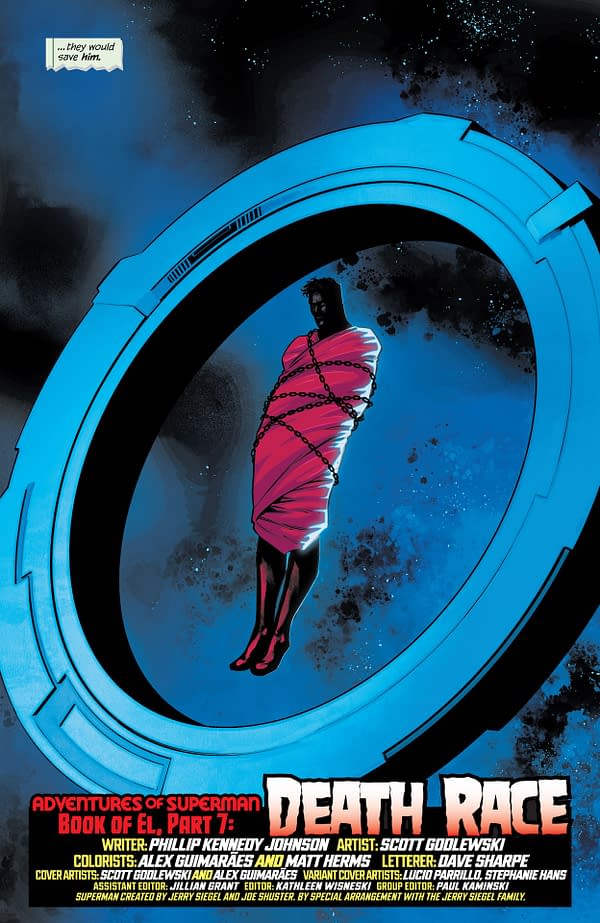 Interior preview page from Adventures of Superman: Book of El #7