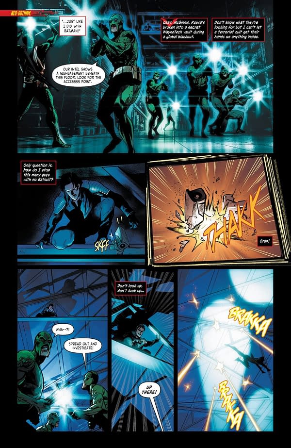 Interior preview page from Batman/Static: Beyond #4