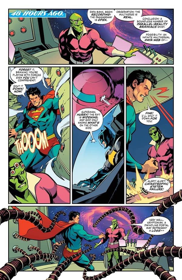 Interior preview page from Batman/Superman: World's Finest #49