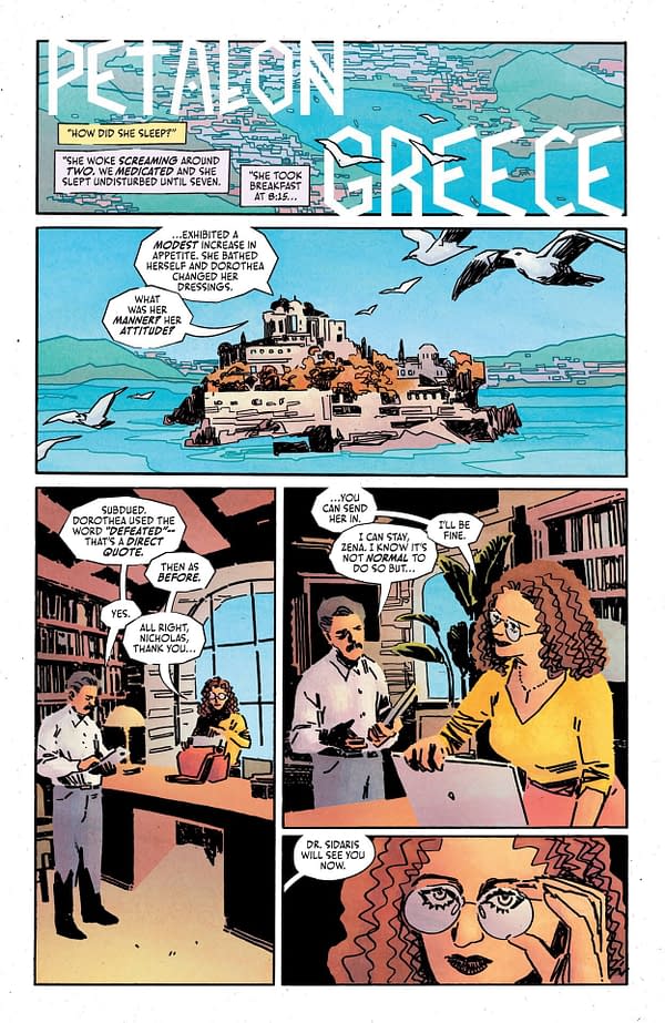 Interior preview page from Batwoman #1