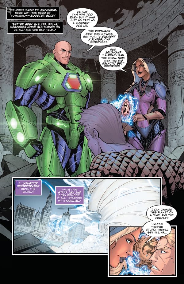 Interior preview page from DC x AEW #2