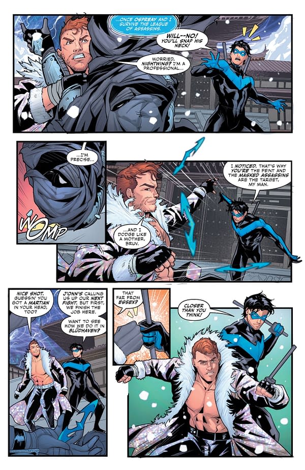 Interior preview page from DC x AEW #2