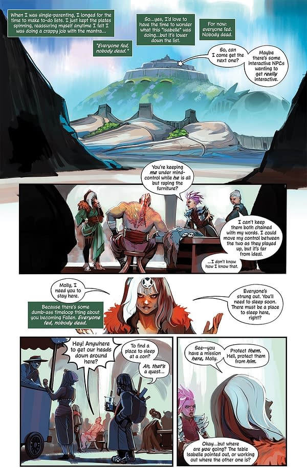 Interior preview page from Die: Loaded #5