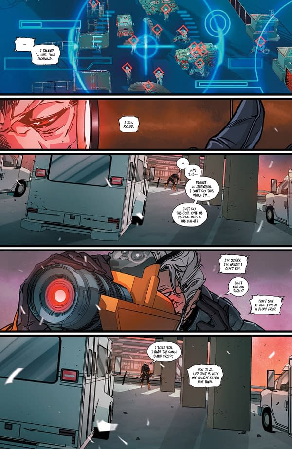 Interior preview page from Deathstroke: The Terminator #1